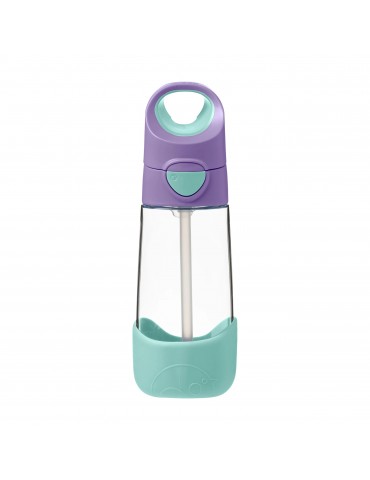 B.Box Butelka tritanowa ze słomką 450ml Lilac pop