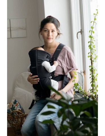 Babybjorn Nosidełko Mini 3D Cotton Black