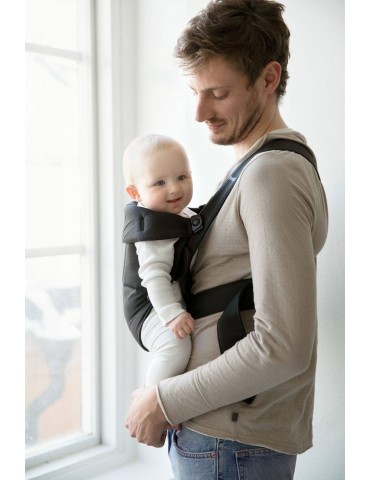 Babybjorn Nosidełko Mini 3D Cotton Black