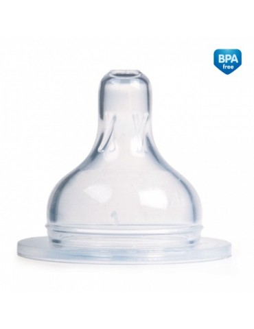 Canpol babies Smoczek silikonowy do butelek 12m+ EasyStart